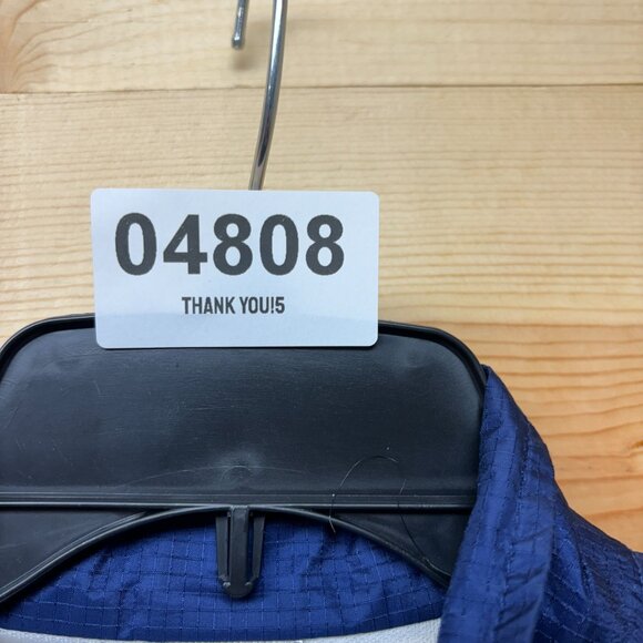 Vintage Asics Gore Tex Windbreaker Jacket Womens Large Blue Full Zip Running - Picture 16 of 16